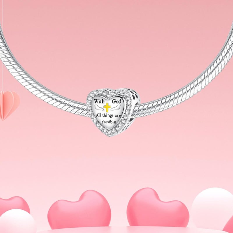 DATOUQI Queen Happy Birthday Hot Air Balloon Family Puppy Charm 925 Sterling Silver Charms for Bracelets and Necklaces Mother's Day Charms for Women - Image 2